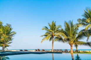 美丽热带海滩风光