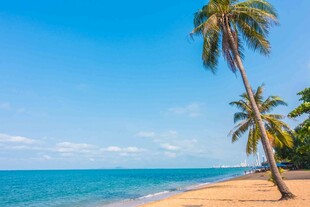 美丽热带海滩风光