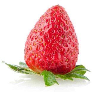 鲜红饱满的新鲜草莓