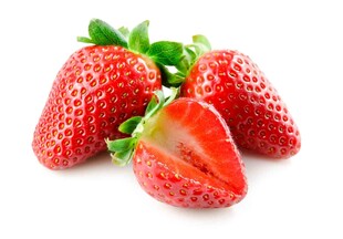 新鲜诱人的草莓