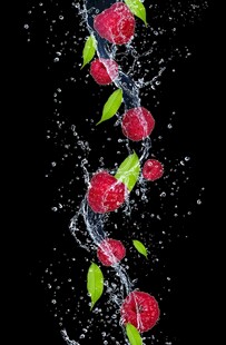 玫瑰水花飞溅的美妙瞬间