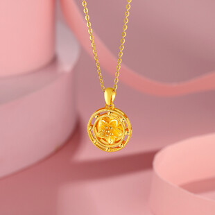 精致黄金吊坠 