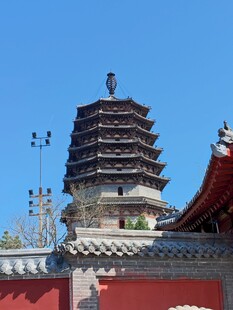 古寺宝塔景观