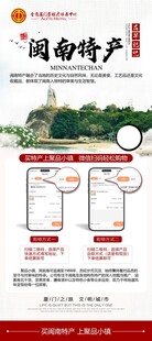 国潮闽南特产宣传海报