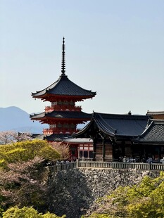 传统塔楼与周边景致