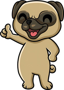 可爱哈巴狗点赞