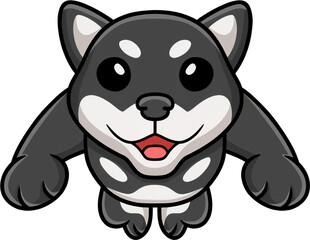 可爱卡通哈士奇形象