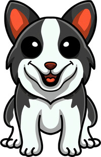 可爱卡通小狗形象