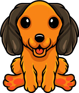 可爱小狗卡通形象