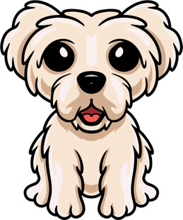 可爱小狗卡通形象