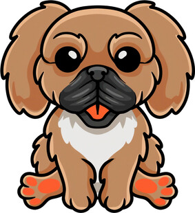 可爱卡通小狗形象