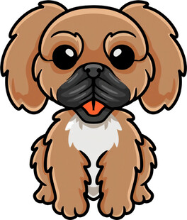 可爱小狗卡通形象