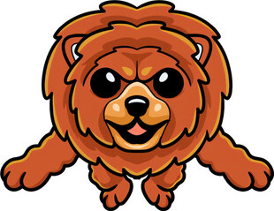 可爱卡通狮子形象