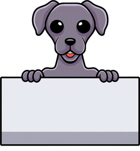 小狗举牌待填内容