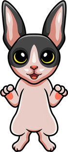 可爱卡通小兔形象