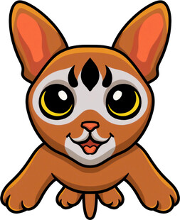 可爱卡通小猫形象