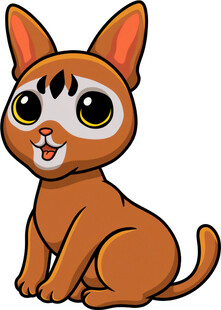 可爱卡通小猫形象