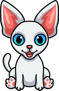 可爱卡通小狗形象