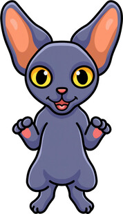 可爱卡通小猫形象