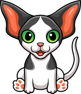 可爱卡通小猫形象