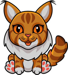 可爱卡通猫咪形象