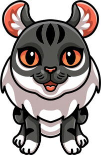 可爱卡通小老虎形象