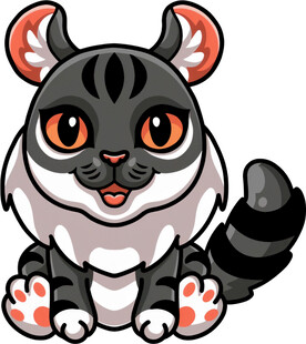 可爱卡通小猫形象