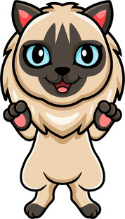 可爱猫咪卡通形象