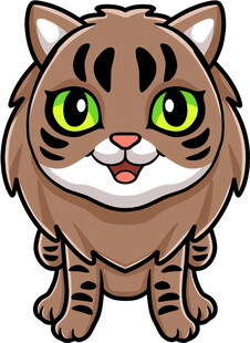 可爱卡通小老虎形象