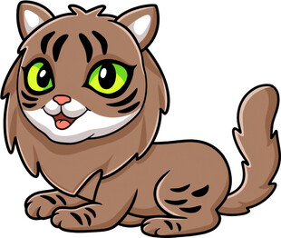 可爱小老虎卡通形象