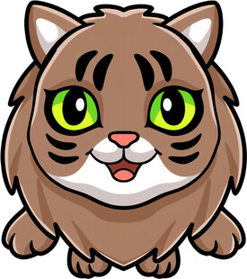 可爱卡通猫咪形象