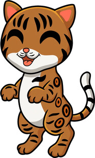 可爱小老虎卡通形象