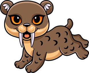 可爱卡通小海獭形象