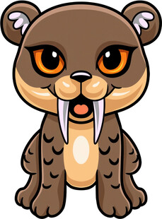 可爱卡通海象形象