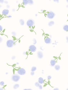 淡蓝色小花简约图案背景