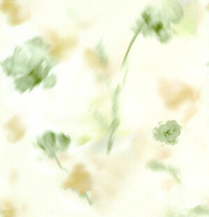 清新水彩风三叶草图案