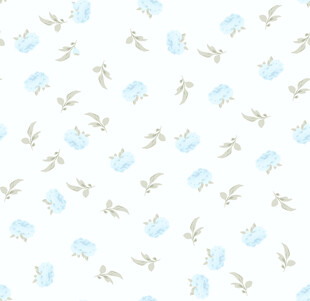 浅蓝色花卉图案背景