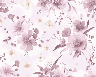 淡紫色花卉图案背景