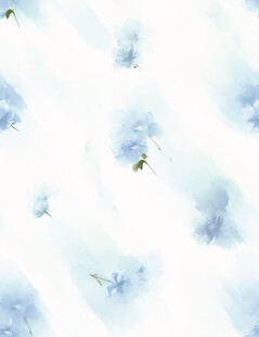 淡蓝色花卉背景纹理图