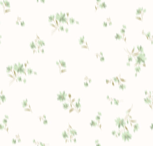清新绿叶花卉图案背景