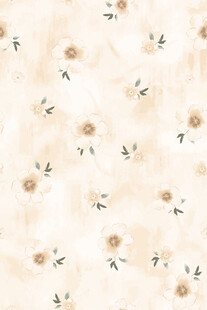 淡雅花卉图案背景