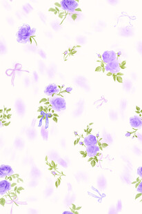 淡紫色花卉图案背景
