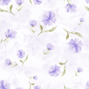 淡紫色花卉图案背景