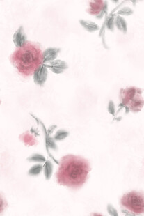 粉色玫瑰花卉图案布料