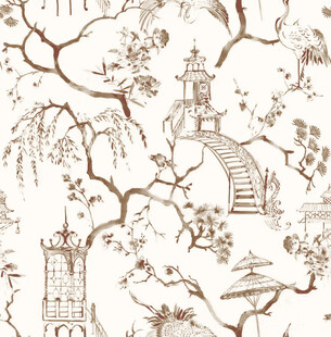 中式古典风景图案纹理