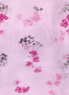 粉色花卉图案布料