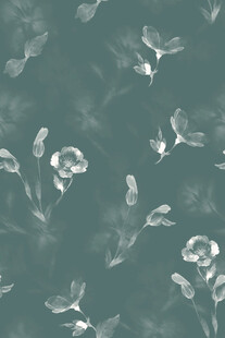 浅灰花卉图案背景纹理