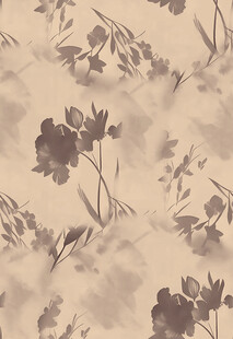 复古花卉图案布料纹理