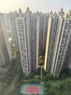 俯瞰林立高层住宅小区