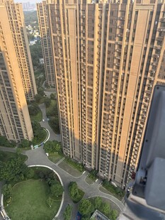 高层住宅小区俯瞰景观